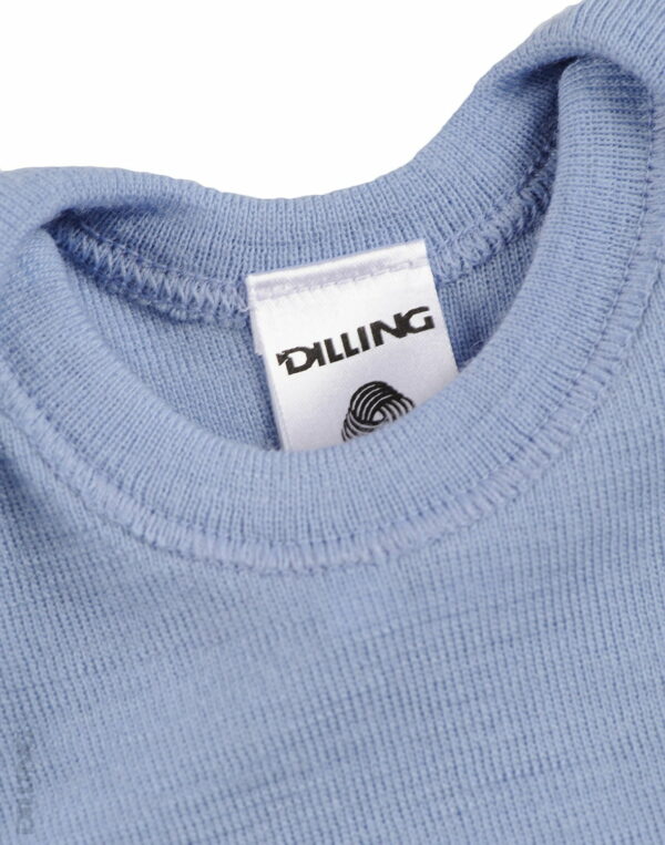Maiou albastru din lana merinos organica pentru copii Dilling 3
