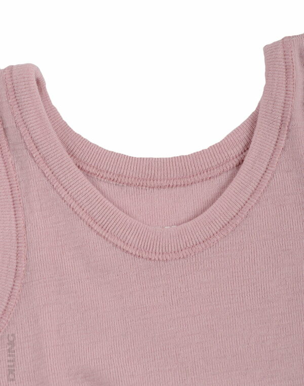 Maiou roz din lana merinos organica pentru copii Dilling 4