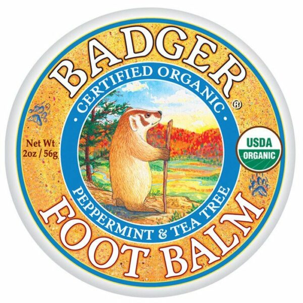 Mini balsam pentru picioare obosite şi călcâie crăpate 21g Foot Balm Badger