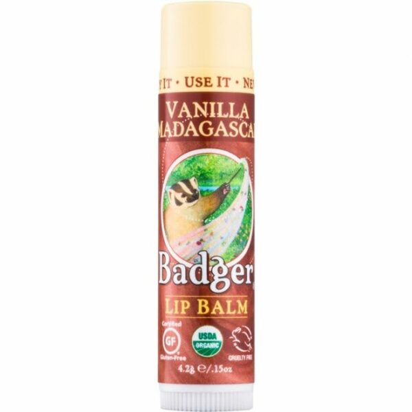Balsam de buze 4.2 g Vanilla Madagascar Badger
