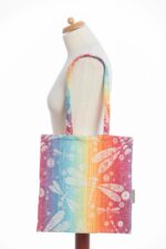 Lenny Lamb sacoşă textilă pentru cumpărături din material de wrap ţesut Dragonfly Rainbow 1