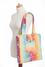 Lenny Lamb geantă textilă de umăr din material de wrap ţesut Dragonfly Rainbow 1