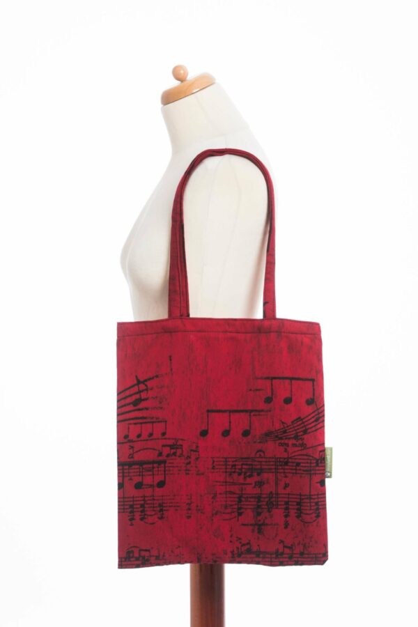 Lenny Lamb sacoşă textilă pentru cumpărături din material de wrap ţesut Symphony Flamenco 1