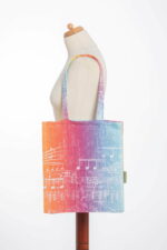Lenny Lamb sacoşă textilă pentru cumpărături din material de wrap ţesut Symphony Rainbow Light 1