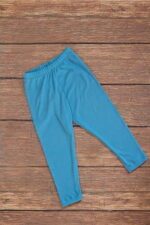 Pantaloni colanti baby blue din lana merinos organica pentru copii Green Rose