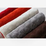 Pătură hazelnut din lână organică tricotată pentru copii Disana 1