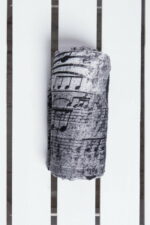 Lenny Lamb păturică muselină din vâscoză de bambus Symphony Black & White (70 x 70 cm ) (grade B) 1