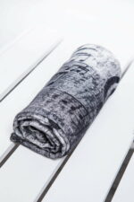 Lenny Lamb păturică muselină din vâscoză de bambus Symphony Black & White (70 x 70 cm ) (grade B)