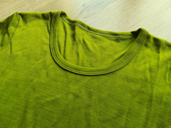 Bluza cu maneca lunga green moss din lana merinos organica pentru femei Green Rose