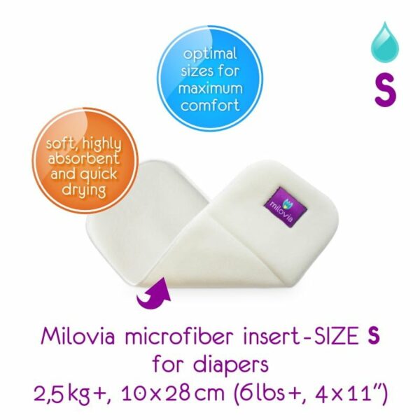 Insert din microfibră pentru scutece textile Milovia