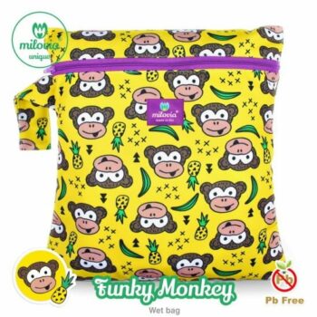 Milovia Wet Bag Funky Monkey Unique
