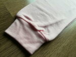 Pantaloni comozi baby pink din lana merinos organica pentru copii Green Rose