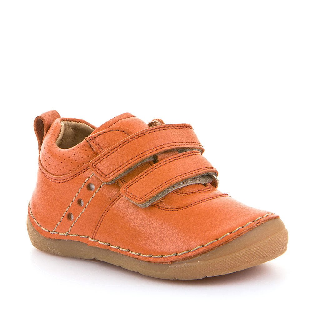 Pantofi din piele cu talpa extra flexibila orange Froddo