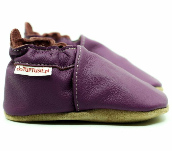 Pantofi din piele cu talpa moale Fiorino EkoTuptusie V2 - Cosy Violet