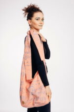 Lenny Lamb geanta hobo tip postas din material de wrap tesut Symphony Paradise Citrus