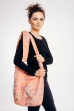 Lenny Lamb geanta hobo tip postas din material de wrap tesut Symphony Paradise Citrus