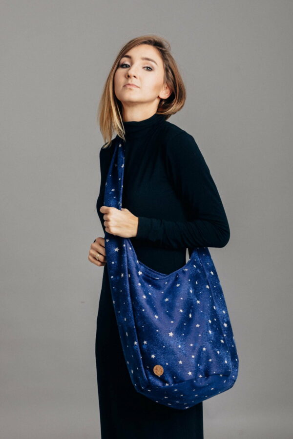 Lenny Lamb geanta hobo tip postas din material de wrap tesut Twinkling Stars