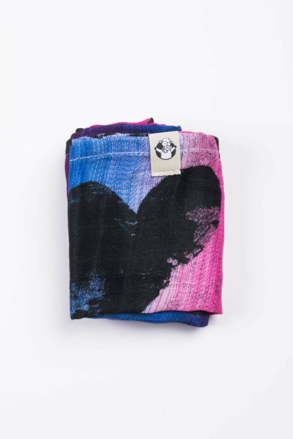 Lenny Lamb - păturică muselină din vâscoză de bambus Lovka Pinky Violet (70 x 70 cm ) (grade B)