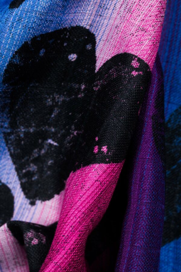 Lenny Lamb - păturică muselină maxi din vâscoză de bambus Lovka Pinky Violet (135 x 200 cm)