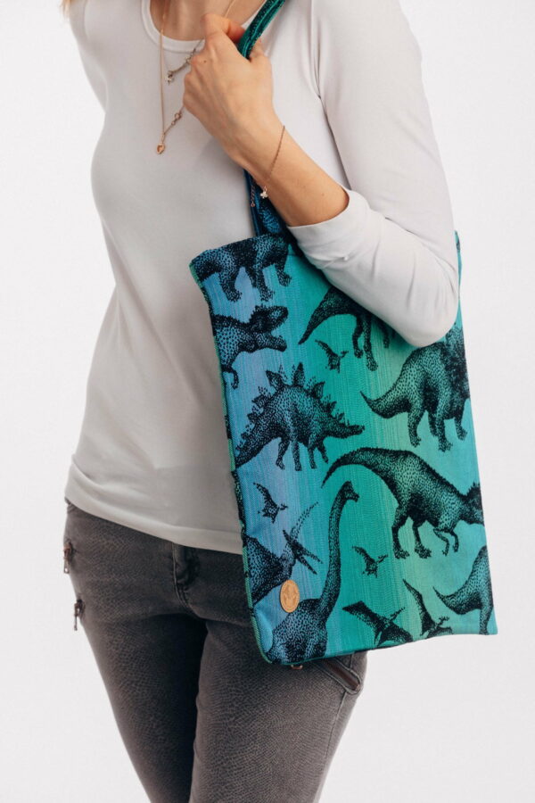 Lenny Lamb sacoşă textilă pentru cumpărături din material de wrap ţesut Jurassic Park