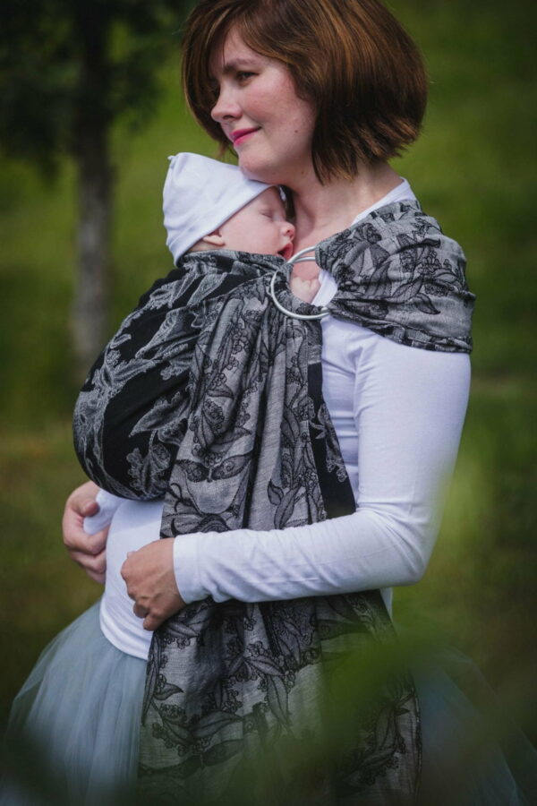 Lenny Lamb sling cu inele cu umar gathered Time Without Skull 2 Lenny Lamb sling cu inele cu umar gathered Time Without Skull