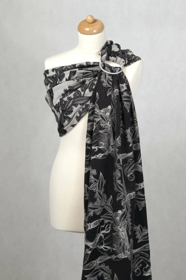 Lenny Lamb sling cu inele cu umar gathered Time Without Skull