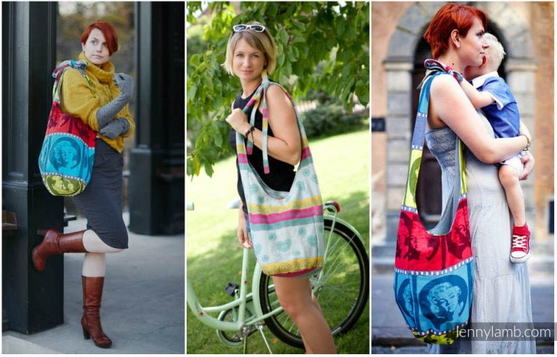 Lenny Lamb geantă hobo tip poştaş din material de wrap ţesut Road Dreams Lenny Lamb geantă hobo tip poştaş din material de wrap ţesut Road Dreams