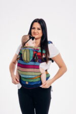 LennyGo marsupiu ergonomic Carousel Of Colors Baby Lenny Lamb