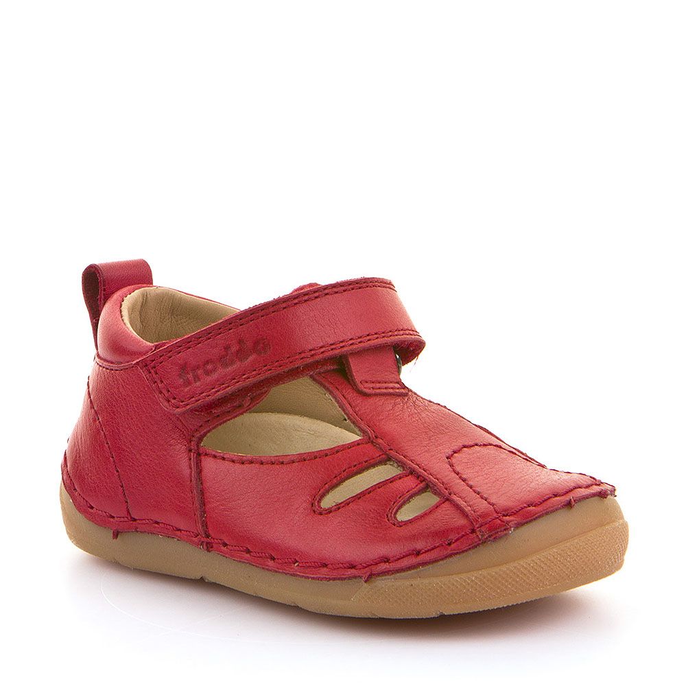 Sandale din Piele Froddo cu Talpă Extra Flexibilă Red
