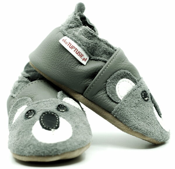 Pantofi sandale din piele cu talpă moale Fiorino EkoTuptusie V2 Faster - Koala 1