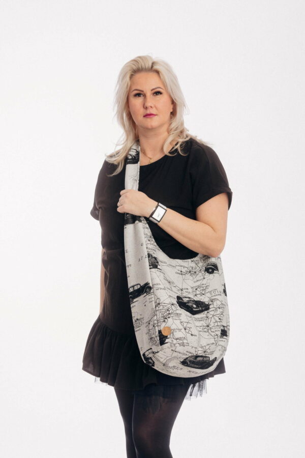 Lenny Lamb geantă hobo tip poştaş din material de wrap ţesut Road Dreams Lenny Lamb geantă hobo tip poştaş din material de wrap ţesut Road Dreams