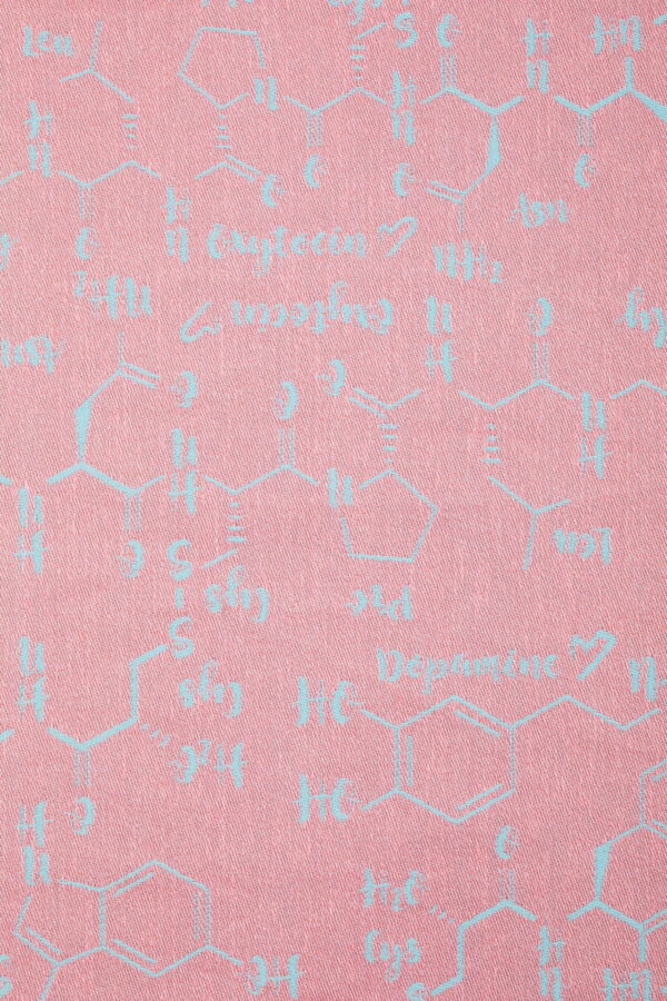 Lenny Lamb wrap ţesut Love Hormones Pink River (47% bumbac, 37% in, 16% mătase) marime L - 5,2 m - size 7 (grade B) 3
