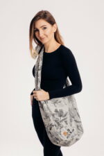 Lenny Lamb geantă hobo tip poştaş din material de wrap ţesut Herbarium Roundhay Garden