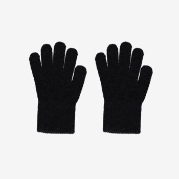 Mănuși cu degete din lână tricotată black CeLaVi