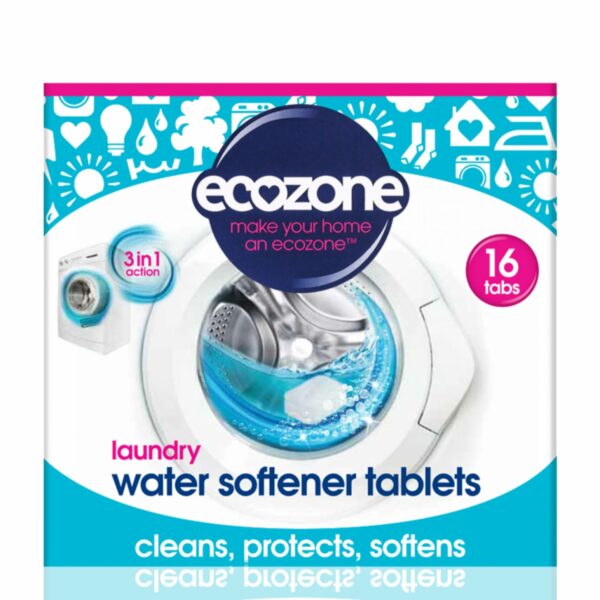 Tablete anticalcar 3 în 1 pentru mașina de spălat rufe 16 bucăți Ecozone