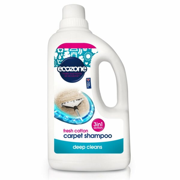 Șampon pentru covoare 3 în 1 cu bumbac 1L Ecozone