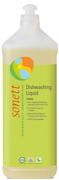 Detergent ecologic pentru spălat vase cu lămâie 1L Sonett