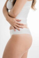 Chiloți tanga albi din bambus pentru femei Bambu