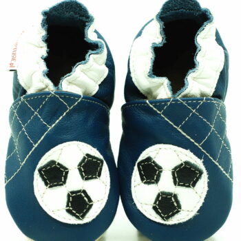 Pantofi din piele cu talpa moale Fiorino EkoTuptusie V2 - Lucky Football