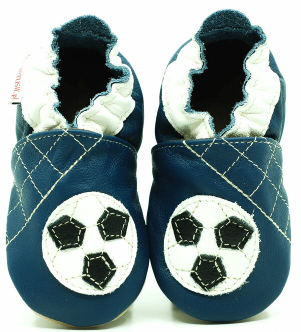 Pantofi din piele cu talpa moale Fiorino EkoTuptusie V2 - Lucky Football