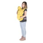 Protecție babywearing all season din softshell cu glugă mustard Fun2BeMum 4