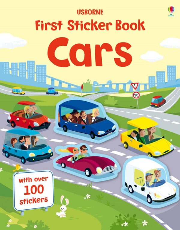 First Sticker Book Cars - Caroline Young Usborne Publishing carte cu stickere