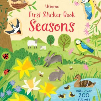 First Sticker Book Seasons - Holly Bathie Usborne Publishing carte cu stickere