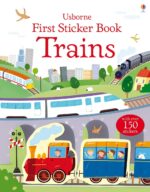 First Sticker Book Trains - Sam Taplin Usborne Publishing carte cu stickere