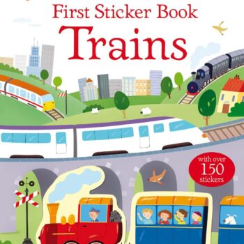 First Sticker Book Trains - Sam Taplin Usborne Publishing carte cu stickere