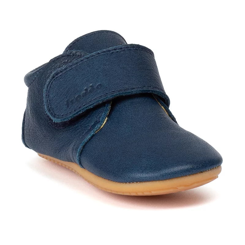 Pantofi barefoot din piele pentru primii pași dark blue Froddo 1
