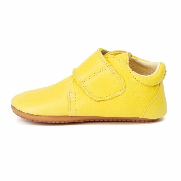 Pantofi barefoot din piele pentru primii pași yellow Froddo 2