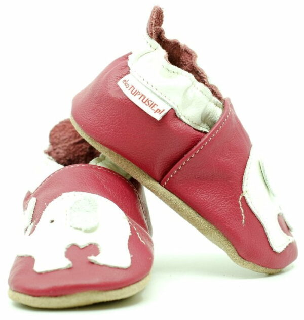 Pantofi cu talpă moale Fiorino EkoTuptusie - Elephants 1