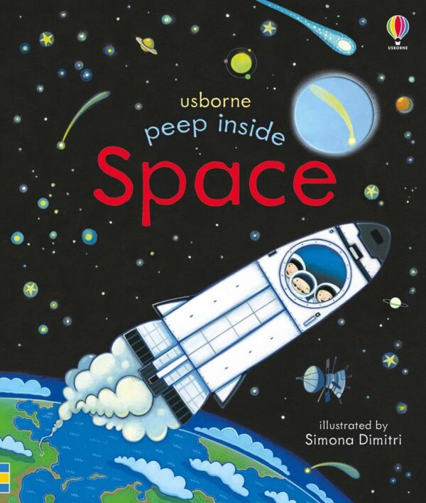 Peep Inside Space - Anna Milbourne Usborne Publishing carte cu clapete