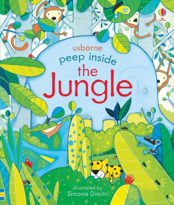 Peep Inside The Jungle - Anna Milbourne Usborne Publishing carte cu clapete